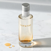 Flacon de parfum Cologne au design personnalisé, 30 ml, 50 ml, 100 ml, flacon compte-gouttes de luxe, flacon en verre vide avec bouchon haut de gamme
