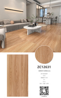 Vente en gros 600x1200mm Carreaux mats pratiques et durables à grain de bois pour l'extérieur pour plusieurs chambres à coucher Salons Salles Routes