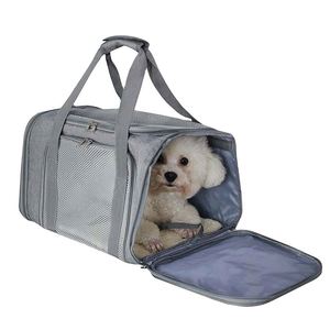 Muestra gratuita, bolsa de transporte plegable, transpirable y de gran capacidad para mascotas, para perros y gatos pequeños y medianos. - Product Image 1