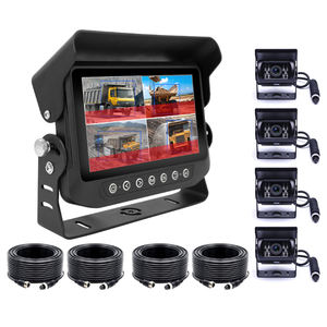 Kit de surveillance robuste 4 canaux pour véhicule avec 4 caméras de recul <span class=keywords><strong>et</strong></span> connecteurs aéronautiques pour la sécurité des chantiers <span class=keywords><strong>et</strong></span> des flottes - Product Image 1