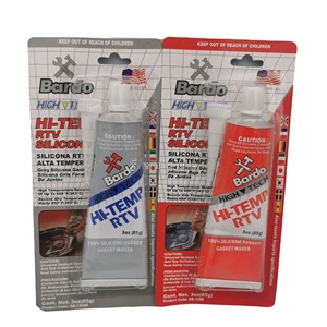 Sellador de Silicona Blanco de Alta Temperatura y Calidad OEM RTV para Fabricación de Juntas, para Automóviles, Carpintería, Embalaje, Cuero, Pegamento Adhesivo Resistente al Agua - Product Image 1