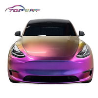 Rouleau de film vinyle pour voiture, film PET, changement de couleur, anti-rayures, hydrophobe, 8 mil, 1,52*16 m, garantie 5 ans, vente en gros, carte de couleurs gratuite