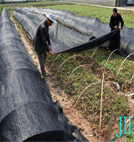 Toile d'ombrage agricole robuste en HDPE vierge résistante aux UV avec cadre en aluminium manuel pour ferme et serre