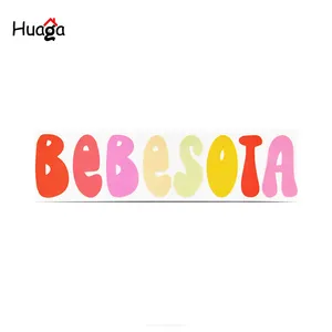 Huaga Logo personalizzato fai da te Cold Peel off ab film uv dtf impermeabile trasferimento a freddo adesivo sensibile alla pressione uv con logo per vetro Cu