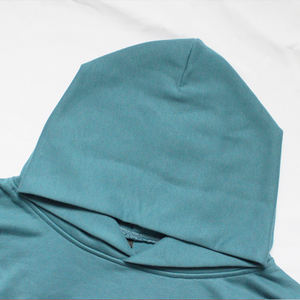 Sudadera con Capucha Extra Grande con Patrón de Letras Bordadas para Hombre, 500 Gsm, 100% Algodón, Felpa, Unisex, Bordado Negro Personalizado - Product Image 4