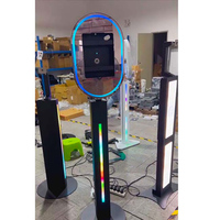 Soporte para iPad 12.9 para Fotomatón, Selfie, Video, Accesorios Gratis, Fotomatón para iPad con Altavoces