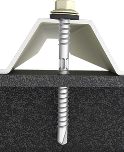 14 #   <span class=keywords><strong>Viti</strong></span> autoforanti in acciaio <span class=keywords><strong>inox</strong></span> impermeabili e antigraffio a doppio filetto grossolano per fissaggio punta tetto 50mm - Product Image 2