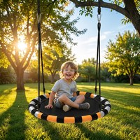 Zoshine Balançoires suspendues robustes et réglables de 40/48 pouces pour jardin, avec 2 sangles de suspension – Modèle populaire