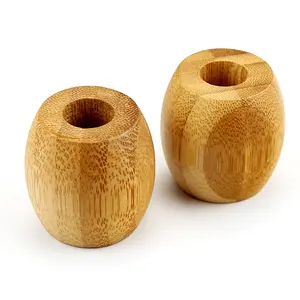 Natural Bamboo Toothbrush Holder Stand For Bathroom Eco Friendly Newday Brand Bamboo Product