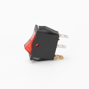 KCD3 16A Schakelaar Rocker <span class=keywords><strong>12V</strong></span> 24V, 20A 125V/250V AC Verlichte Tuimelschakelaars Rode LED 3 Pin AAN-UIT Schakelaar Huishoudapparaat - Product Image 2