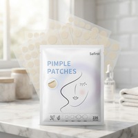 Patchs Hydrocolloïdes Anti-Acné à l'Acide Salicylique – Traitement Localisé pour le Visage, Points Noirs et Boutons – Soin Imperméable