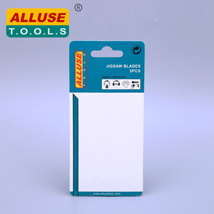 Alluse T144D Lot <span class=keywords><strong>de</strong></span> 5 lames <span class=keywords><strong>de</strong></span> scie sauteuse en acier rapide HCS 6TPI 75mm, dents affûtées, finition blanche, personnalisables OEM pour le bois et le plastique - Product Image 6