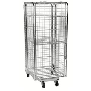 रोलिंग कंटेनर फोल्डेबल ट्रॉली कार्ट रोल पिंजरे, भंडारण और परिवहन के लिए भंडारण और परिवहन के लिए - Product Image 5