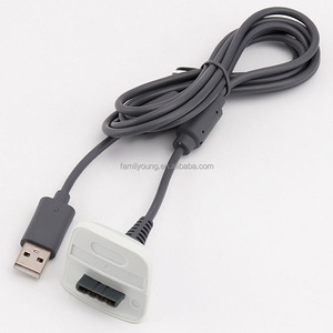 Cable de carga USB de doble anillo magnético de 1,8 m, controlador de juego inalámbrico, Gamepad, cargador de energía, conexión de transmisión para x-box <span class=keywords><strong>360</strong></span> - Product Image 6