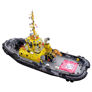 Rimorchiatore Professionale HGC con Scafo in Acciaio, Motore Diesel da 300 CV, Capacità di Rompere <span class=keywords><strong>il</strong></span> Ghiaccio e Motore Entrobordo - Product Image 1