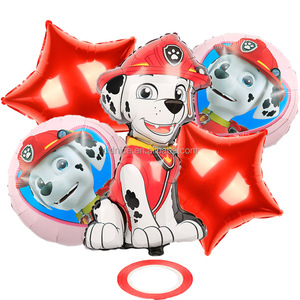 Bel pacchetto <span class=keywords><strong>di</strong></span> decorazione per feste <span class=keywords><strong>di</strong></span> compleanno a tema zampa per bambini con fumetto - Product Image 3