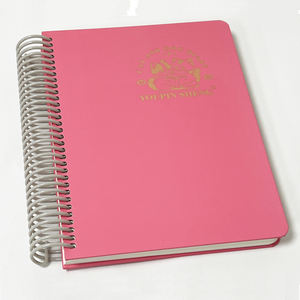 可定制烫印标志彩色封面A5螺旋杂志笔记本日程表精装笔记本 - Product Image 2