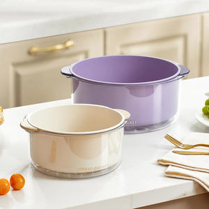 Cesta de Drenaje de Doble Capa Hy-51, Colador de Plástico PP para Lavar Frutas y Verduras con Tapa, Solo Lavar a Mano - Product Image 1