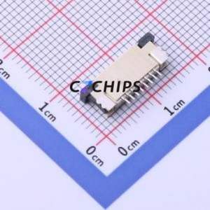 FC10-S08DCT-00 FFC/FPC Connector SMD,P=1mm,Horizontal Mount Connector Drawer Type Bottom Contact 8P 1mm - Product Image 2