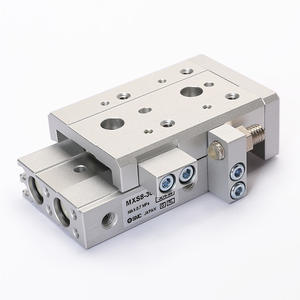 Cylindres pneumatiques SMC MXS6/8-10/20AS/MXS12L/16-30A/40B/50C/75BS Table coulissante pour machines, médium de travail : gaz, air - Product Image 3