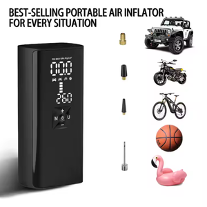 2025 última bomba de aire de coche inteligente inalámbrica herramienta de emergencia SOS luces azules rojas se pueden utilizar <span class=keywords><strong>bancos</strong></span> de energía para <span class=keywords><strong>coches</strong></span> motocicletas bicicletas - Product Image 3