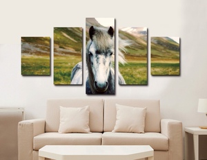 Ensemble de peintures abstraites imprimées Epson de style moderne sur toile avec sujet de fleurs - Product Image 6