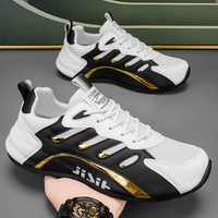 Chaussures YX pour hommes – Nouvelle collection été 2025 – Baskets basses à lacets style coréen, couleur unie, empeigne en maille, semelle souple, confortables et tendance