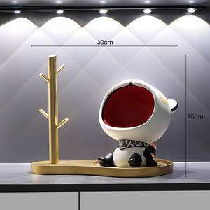 งานหัตถกรรมเรซินสุดสร้างสรรค์แปลกกุญแจประตูแมวของตกแต่งทางเข้าบ้านน่ารักสำหรับห้องนั่งเล่นชั้นวางของในบ้าน - Product Image 6