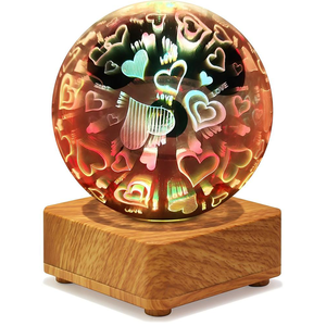 3D bắn pháo hoa ánh sáng ban đêm <span class=keywords><strong>LED</strong></span> bắn pháo hoa hiệu ứng sao đèn chiếu USB điện trang trí đèn bàn cho phòng khách cafe lễ hội - Product Image 4