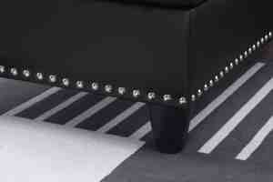 リビングルーム 家庭用 おしゃれでライトラグジュアリーなIrineフェイクレザーセクショナルソファ オットマン付き - Product Image 6