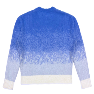 Custom LOGO OEM &amp; ODM Men <strong>Sweater</strong> Jacquard Pattern Knitwear Winter Jumpers Mohair Knit Top Crew Neck Knitted <strong>Sweater</strong> Standard