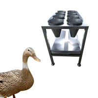 Sang commercial de canard laissant le cône de mise à mort de poulet de machine pour la ligne d'abattage de poulet
