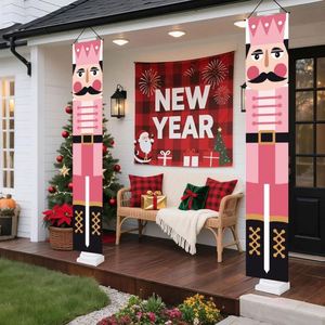 Meilleures ventes 2025 : Ensemble de protection de Noël en polyester imperméable, motif Casse-Noisette et Ballet, symbole des fêtes de Noël - Product Image 5