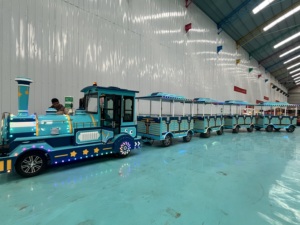 Sản phẩm hot điện tham quan Train cho công viên giải trí & trung tâm mua sắm tour du lịch trackless Train Road khách truy cập các điểm tham quan - Product Image 5