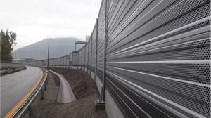 Chất lượng cao PMMA tiếng ồn trong suốt rào cản kim loại âm thanh bằng chứng Tường Rào Cản âm thanh Màn hình hàng rào với giá thấp - Product Image 2