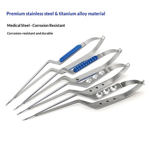 Instrumento de Neurocirurgia Manual em Forma de Pistola, Tesoura Micro em Aço Inoxidável e Titânio para Remodelação - Product Image 2