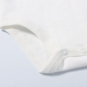 Barboteuse Courte Manches en Tricot Couleur Pure pour Bébé Nouveau-né 3-24 Mois, avec Boutons-Pression, Fabrication ODM - Product Image 6