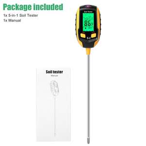 Testeur de pH du sol S-2, numérique, LCD, humidité, température, salinité, pour plantes de jardin et semis - Product Image 3