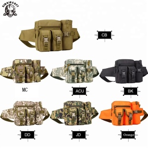 Sinairsoft LY0013 Tactical Waist <b>Bag</b> with Water Bottle Holder 600D Nylon Fo Hunting Hiking Camping - Product Image 3