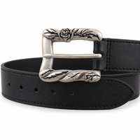 Boucles de ceinture pour hommes d'affaires, logo gravé sur mesure, alliage de zinc, métal résistant à la rouille, anti-rayures, pour ceinture en cuir