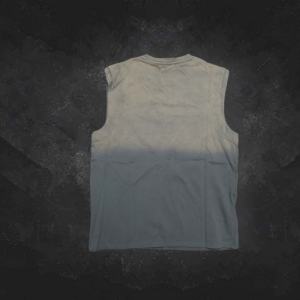 Camiseta sin mangas 100% algodón para hombre, informal, cómoda, transpirable, de corte regular, 280g, estilo urbano, con estampado de letras - Product Image 4