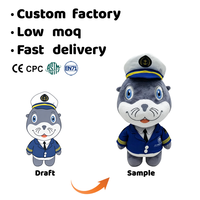 Peluche personnalisée Kpop Idol à partir de photo, personnage Kawaii garçon baseball à grandes oreilles, jouet en peluche en jersey, merchandising OEM pour fans