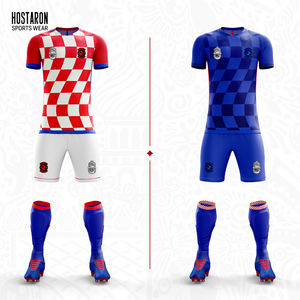 HOSTARON özel Logo Polyester futbol forması yeni sezon ligi nefes futbol tişörtü süblimasyon uygulama futbol forması - Product Image 1