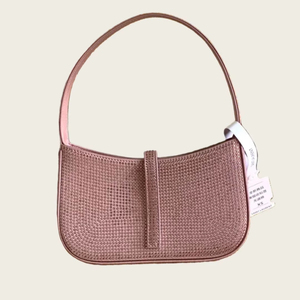 Của phụ nữ cổ điển thời trang nửa mặt trăng mô hình Vai Túi Thiết kế ví ví với nylon lót - Product Image 1