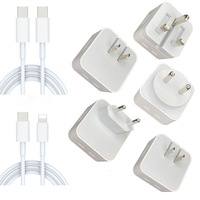 Adaptateur secteur double Type-C, échantillon gratuit, personnalisé, PD25w 35w pour chargeur rapide Apple pour iPhone 14/15/16/17/18, téléphone portable, Royaume-Uni