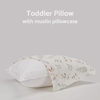 Neues Leben Babybettwäsche Kleinkindkissen mit Musseline Baumwollkissenbezug zum Schlafen und Reisen Krippe kleines Kissen
