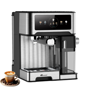 Anbolife Neue 20 Bar Espresso-Kaffeemaschine mit Touch-Display, 500ml Milchtank, Druckguss-Aluminium-Boiler, Heim-Café-Kaffeemaschine ERP - Product Image 1
