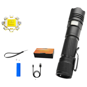 High Brightness Rechargeable <b>LED</b> <b>Flashlight</b> Portable Durable Industrial Grade Waterproof Pocket Clip Outdoor Activities - Product Image 3