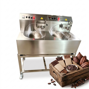Machine à <span class=keywords><strong>chocolat</strong></span> entièrement automatique compacte 5 kg, avec cuve de fusion, tempéreuse et enrobeuse, équipement de fabrication de <span class=keywords><strong>chocolat</strong></span> - Product Image 1