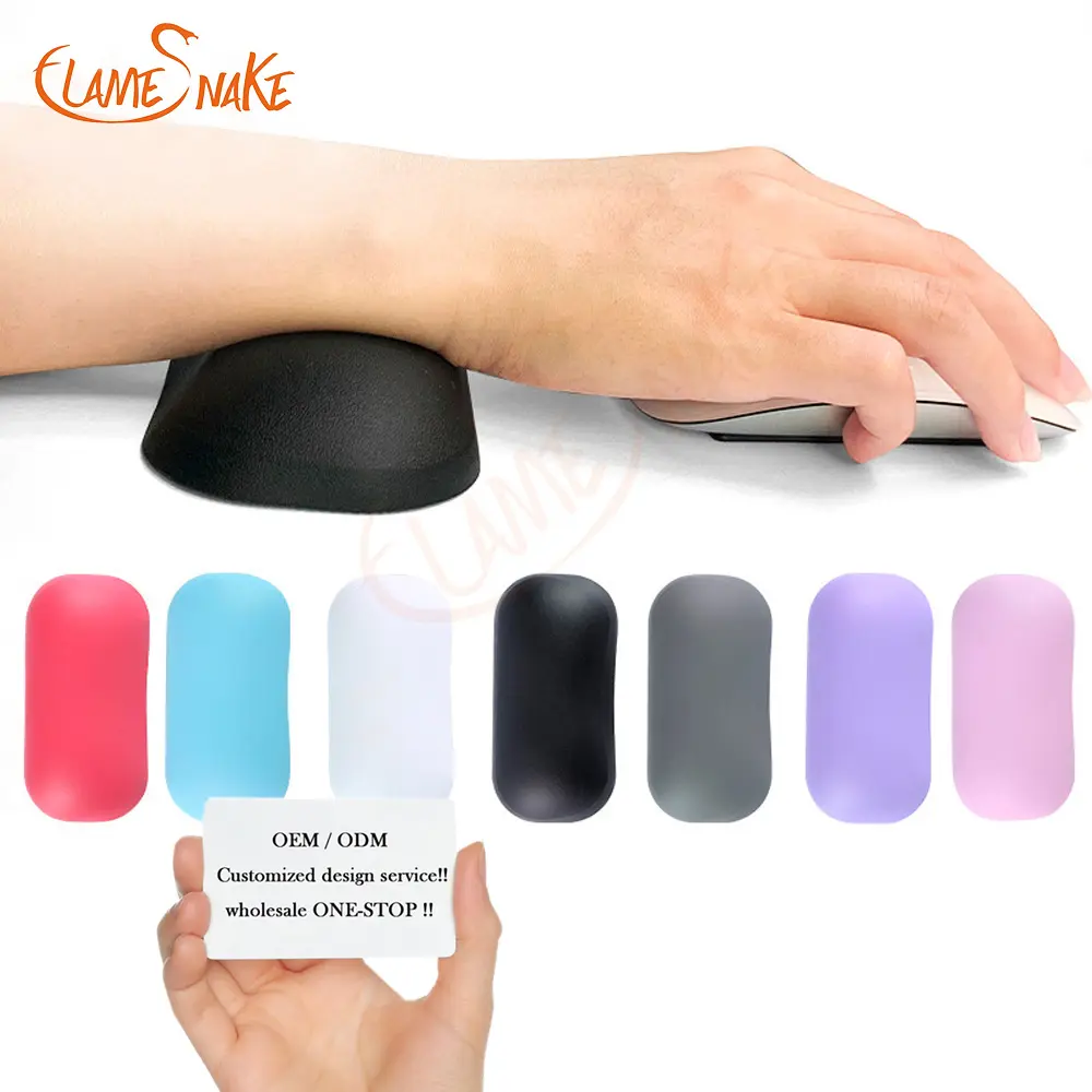 FLAME SNAKE Wrist Rest Pad Espuma de memória macia ergonômica, Mouse Pad ergonômico promocional